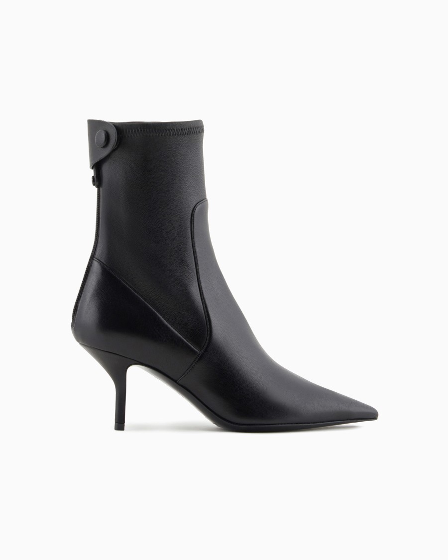 The world of armani STIVALETTI CON TACCO IN NAPPA
