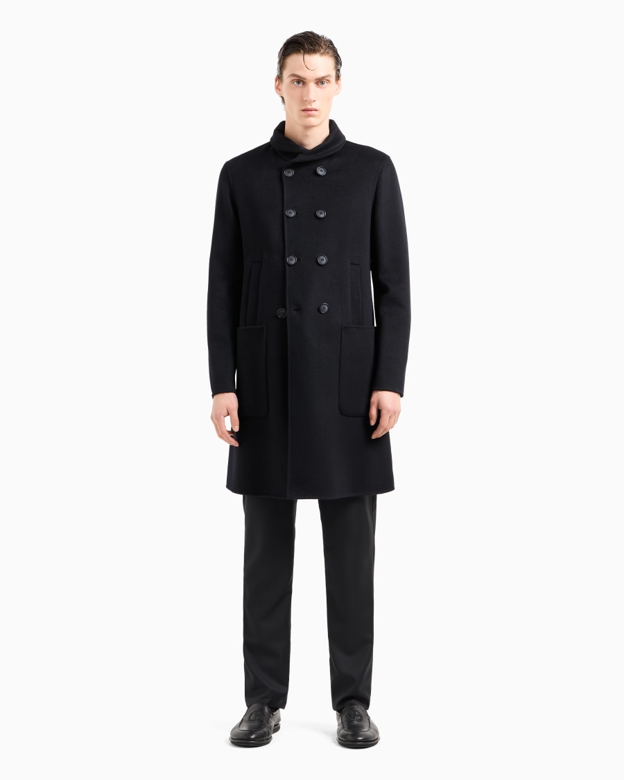 The world of armani CAPPOTTO DOPPIOPETTO ICON IN PANNO DOUBLE DI CASHMERE Negozi Online