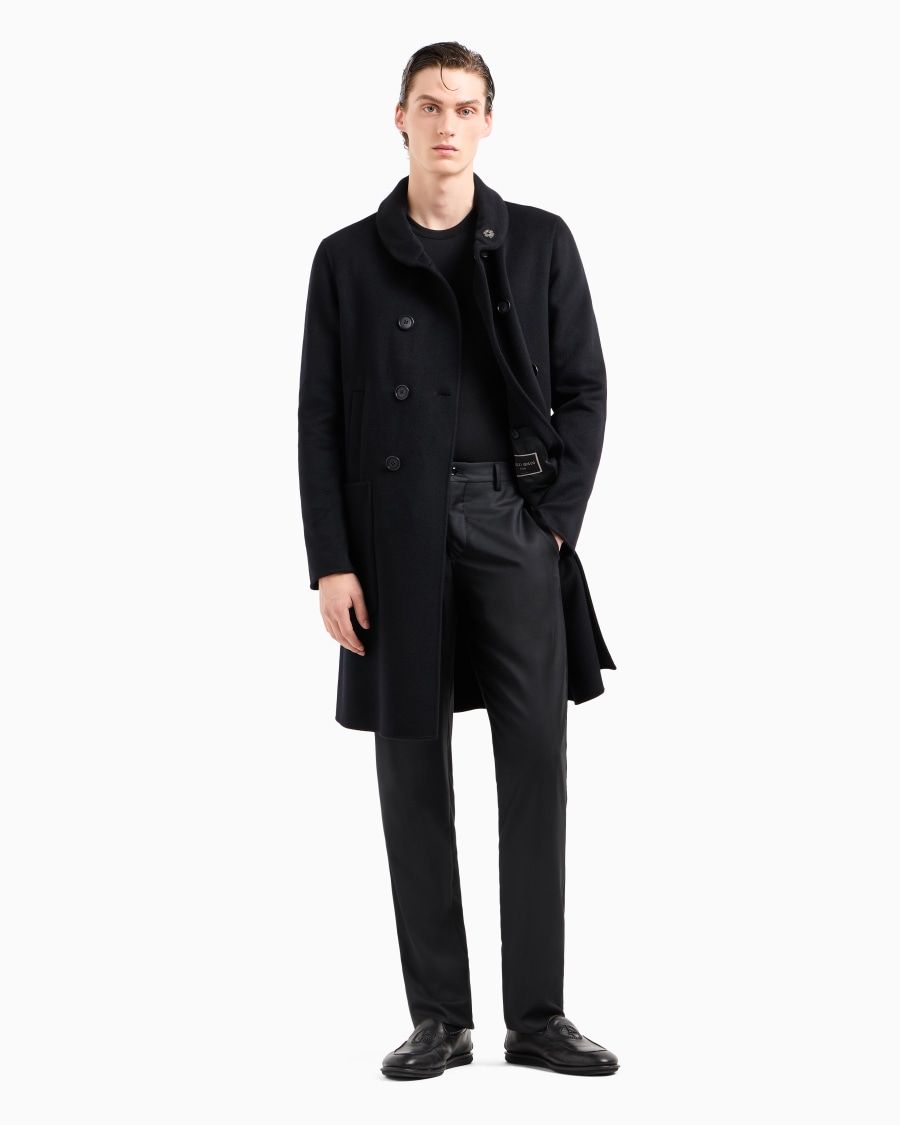 The world of armani CAPPOTTO DOPPIOPETTO ICON IN PANNO DOUBLE DI CASHMERE Negozi Online