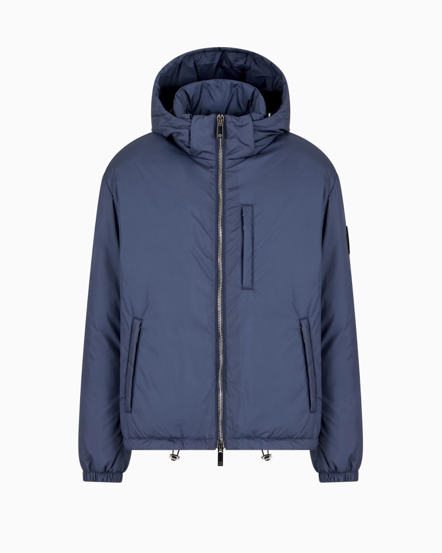 The world of armani BLOUSON CON CAPPUCCIO IMBOTTITO IN PIUMA D'OCA ASV