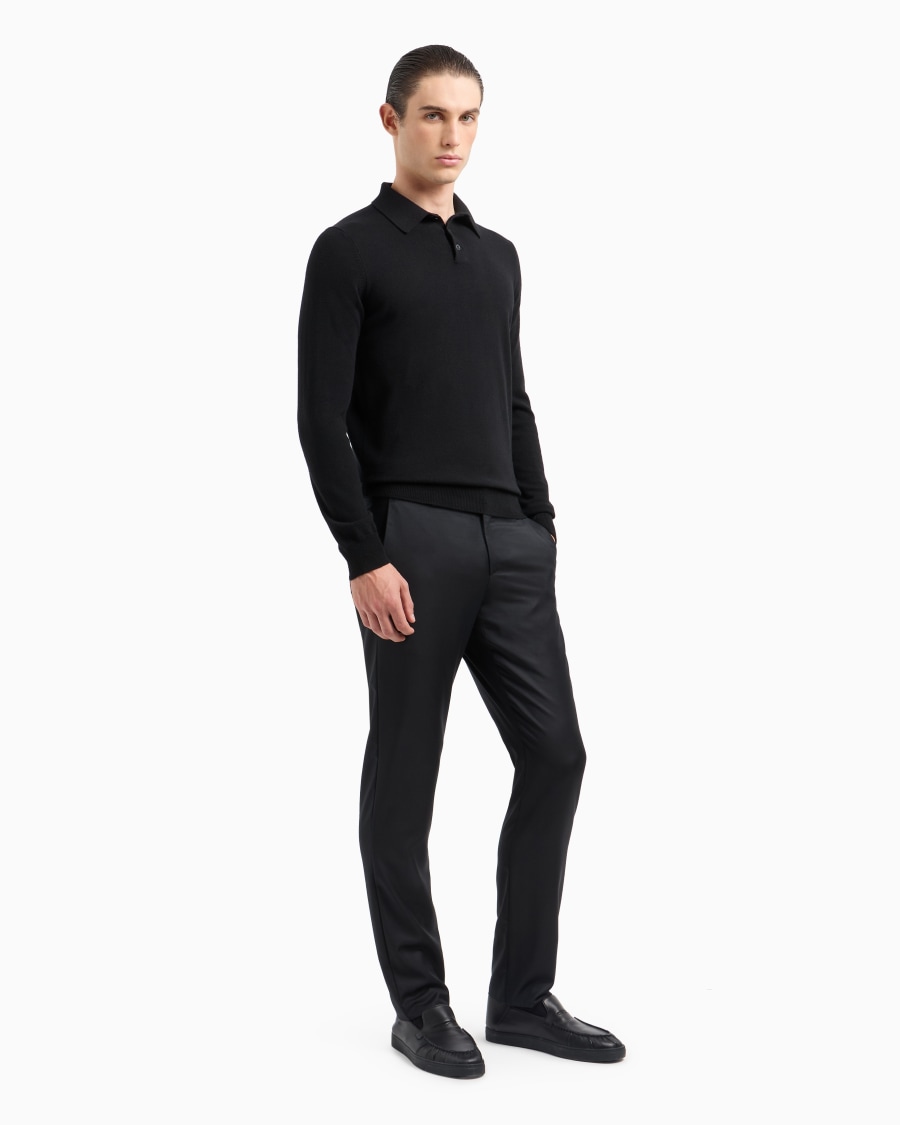 The world of armani POLO A MANICHE LUNGHE IN CASHMERE Promozione Limitata