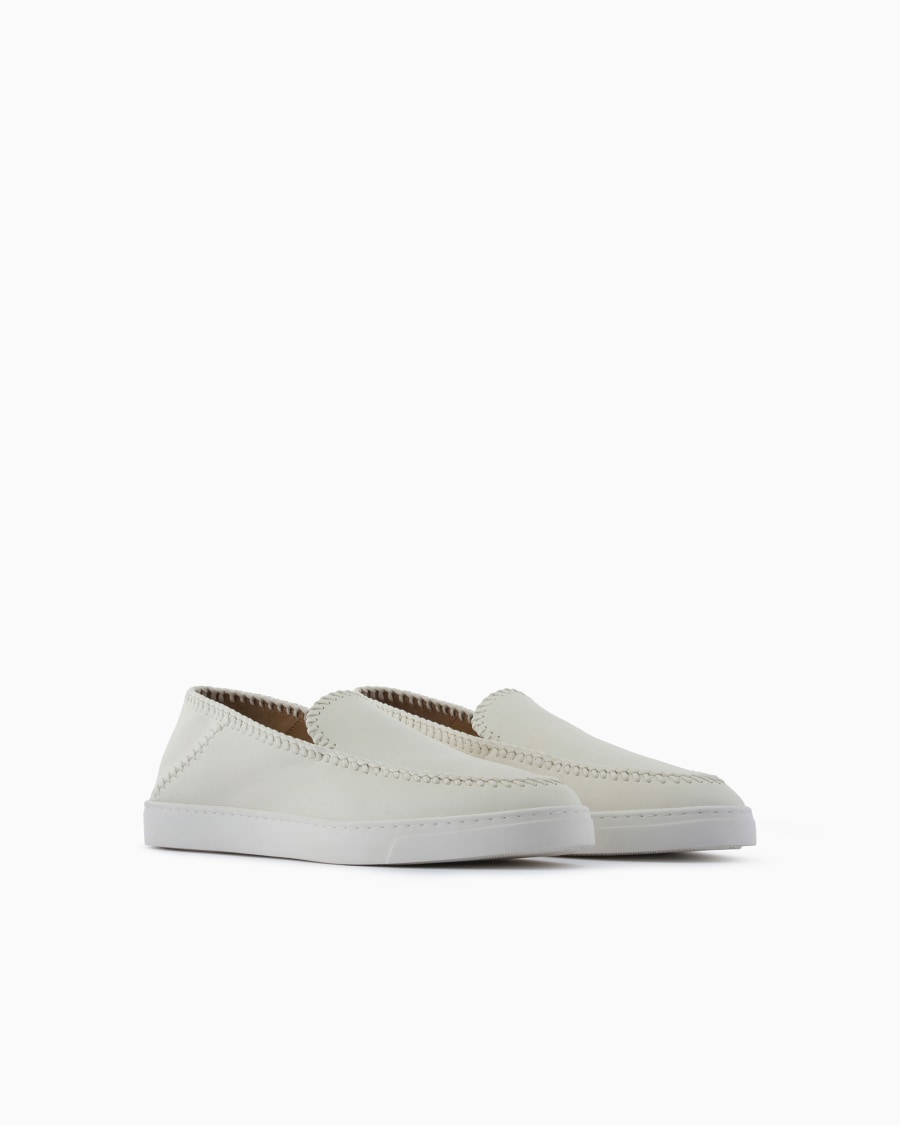 The world of armani GALLERIA 3 SLIP-ON IN NAPPA Fino Al -60%