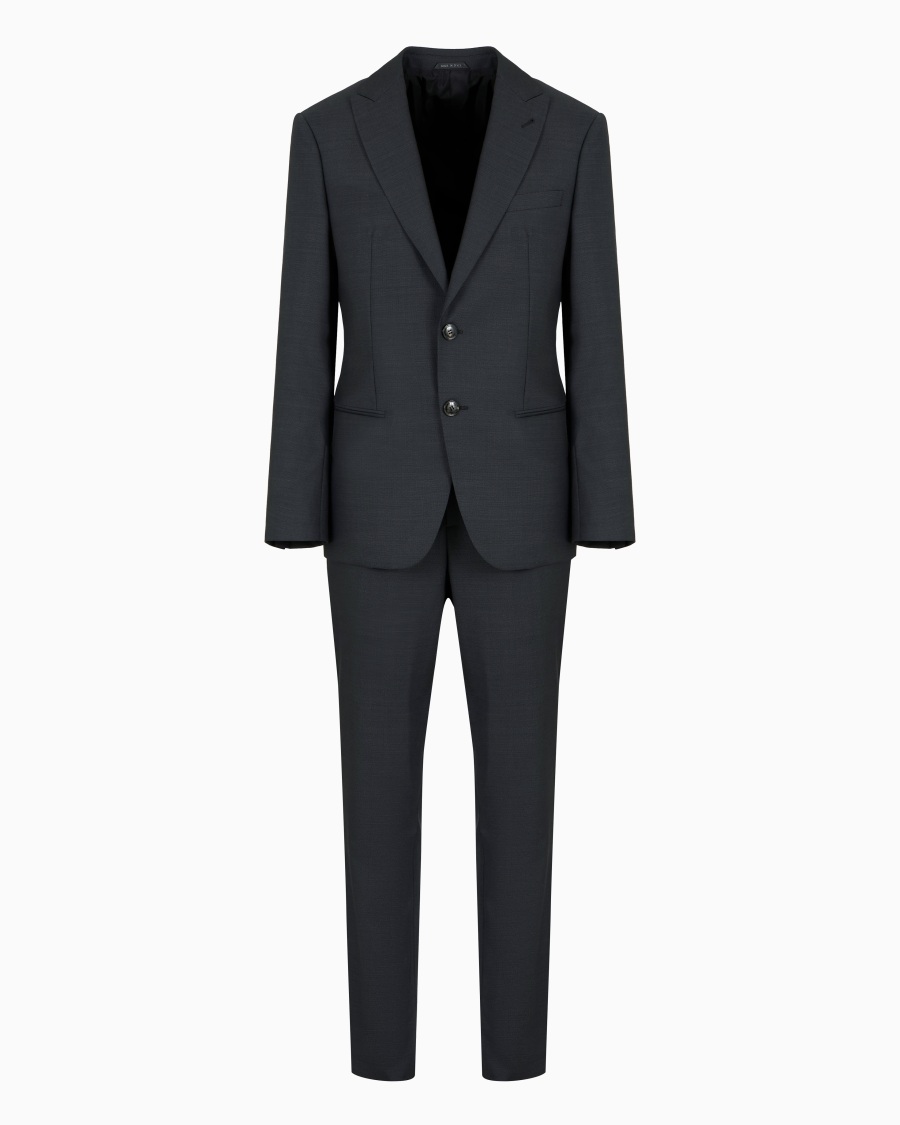 The world of armani ABITO LINEA SOHO MONOPETTO IN LANA VERGINE PUNTO SPILLO