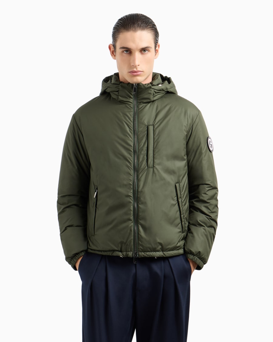 The world of armani BLOUSON CON CAPPUCCIO IMBOTTITO IN PIUMA D'OCA ASV Negozio online di fabbrica