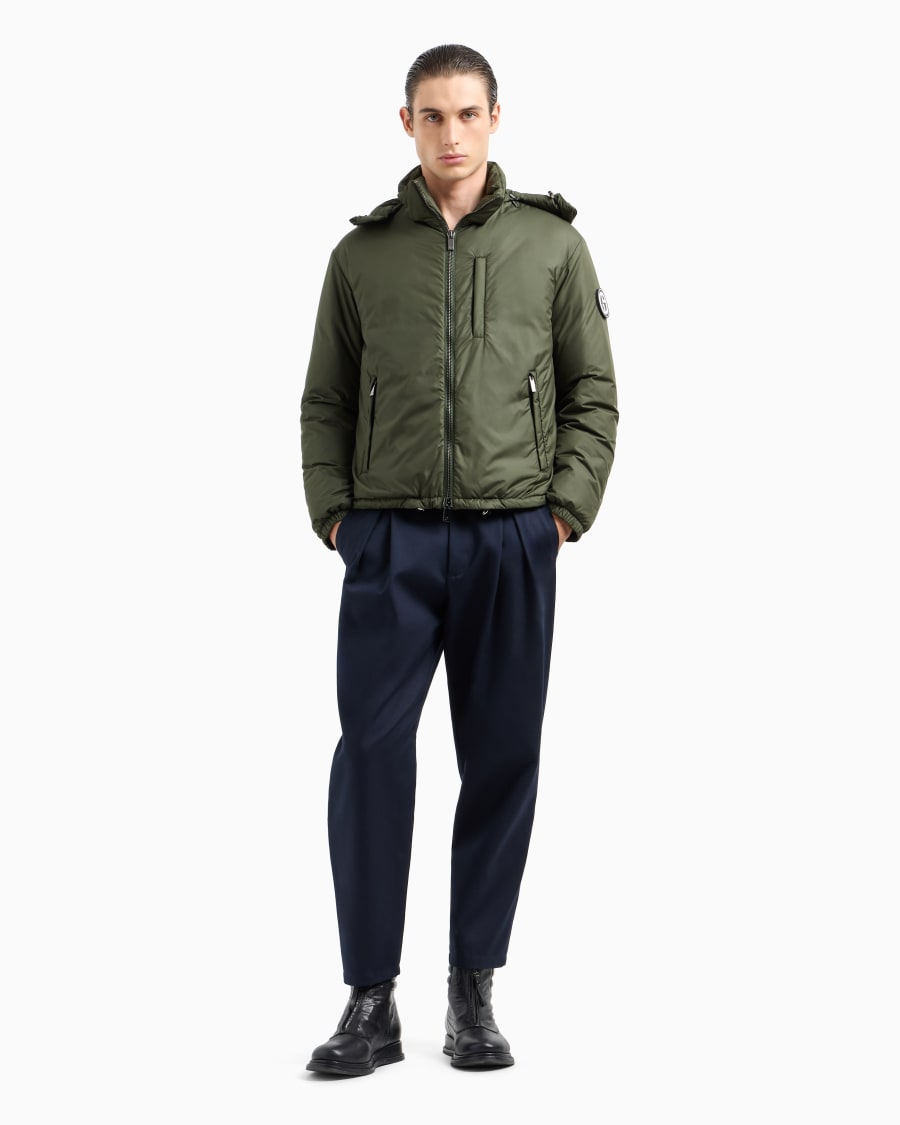 The world of armani BLOUSON CON CAPPUCCIO IMBOTTITO IN PIUMA D'OCA ASV Negozio online di fabbrica