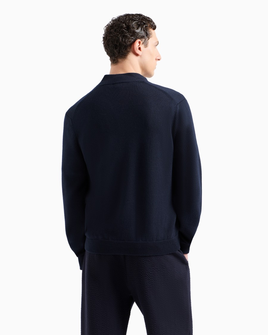 The world of armani CARDIGAN CON BOTTONI IN LANA VERGINE Hotsell