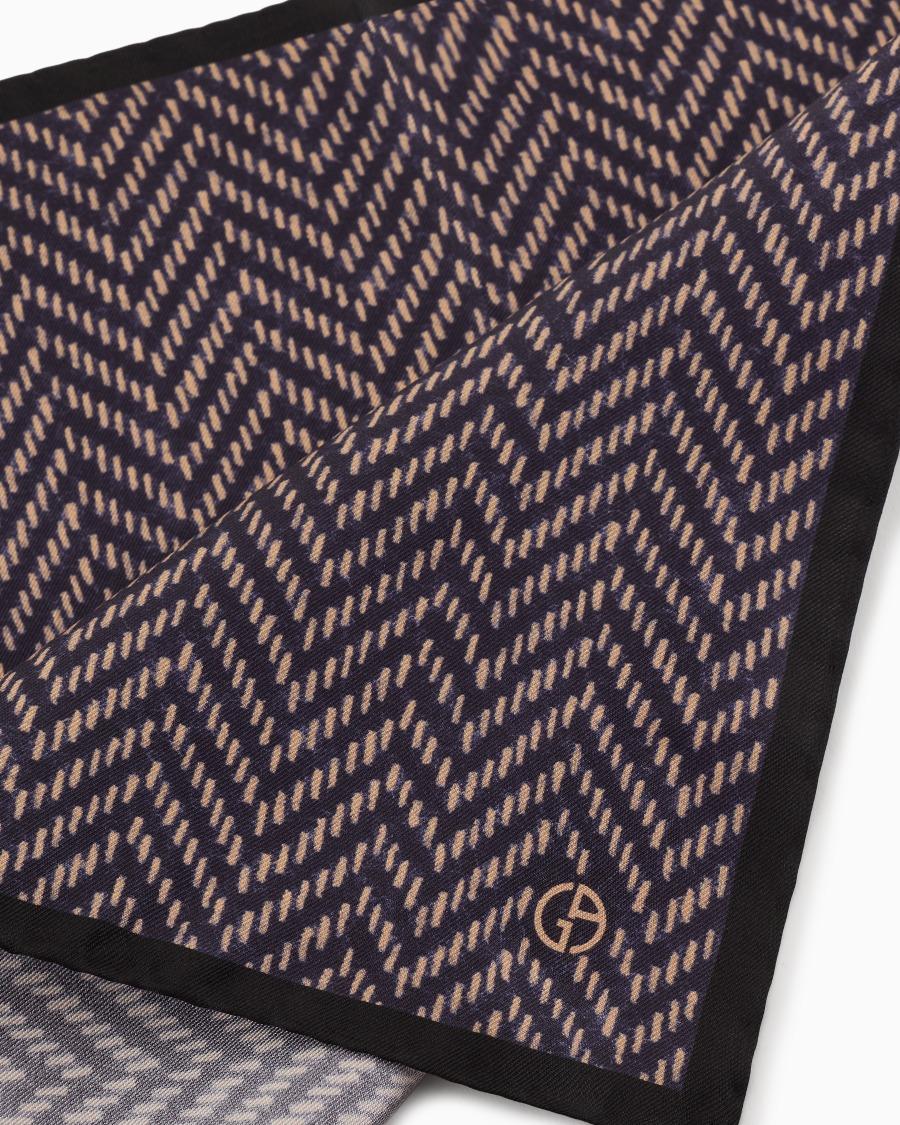 The world of armani POCHETTE DA TASCHINO IN SETA STAMPATA ASV I Più Venduti