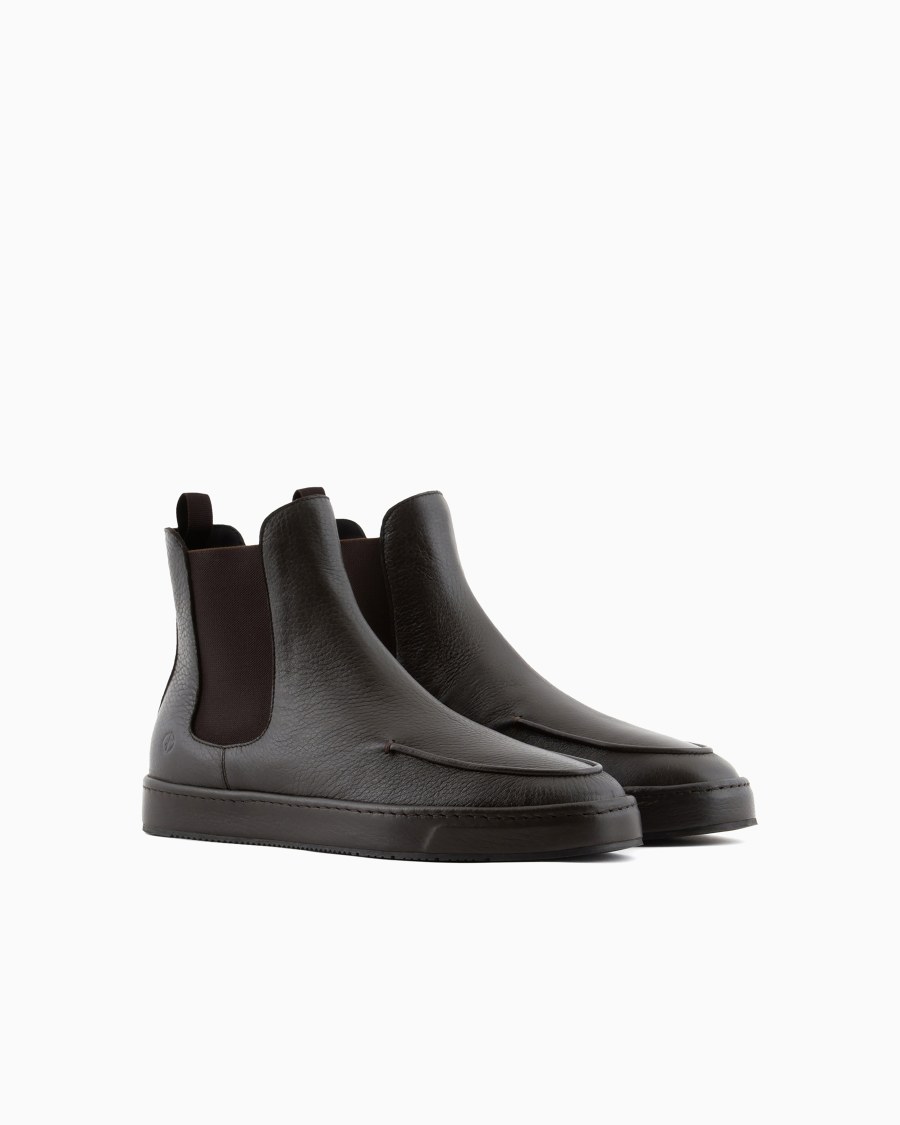 The world of armani STIVALETTI IN CERVO Vendite Flash