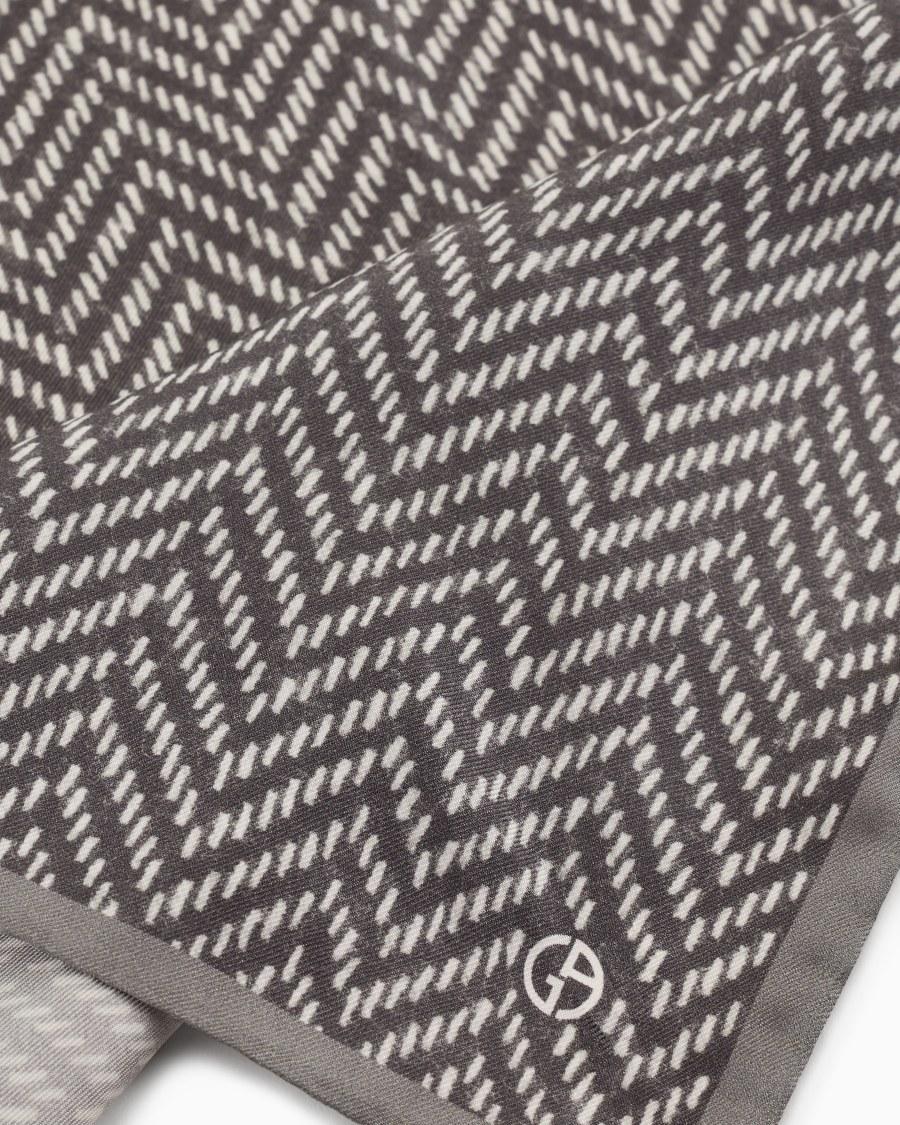 The world of armani POCHETTE DA TASCHINO IN SETA STAMPATA ASV Black Friday