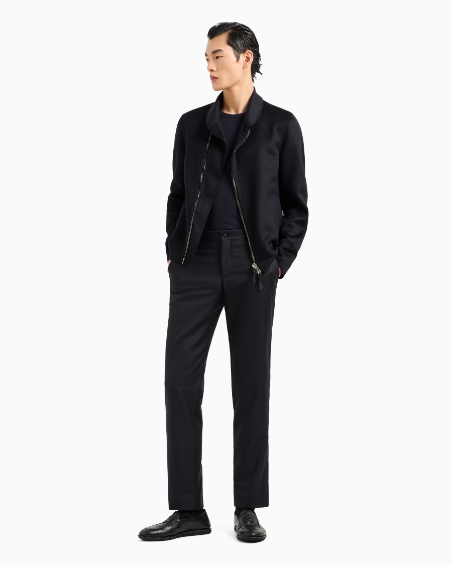 The world of armani BLOUSON ICON IN PANNO DOUBLE DI CASHMERE 2025