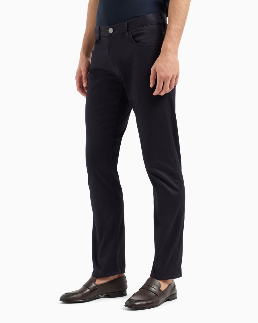 The world of armani PANTALONE 5 TASCHE REGULAR FIT IN COTONE STRETCH Italia