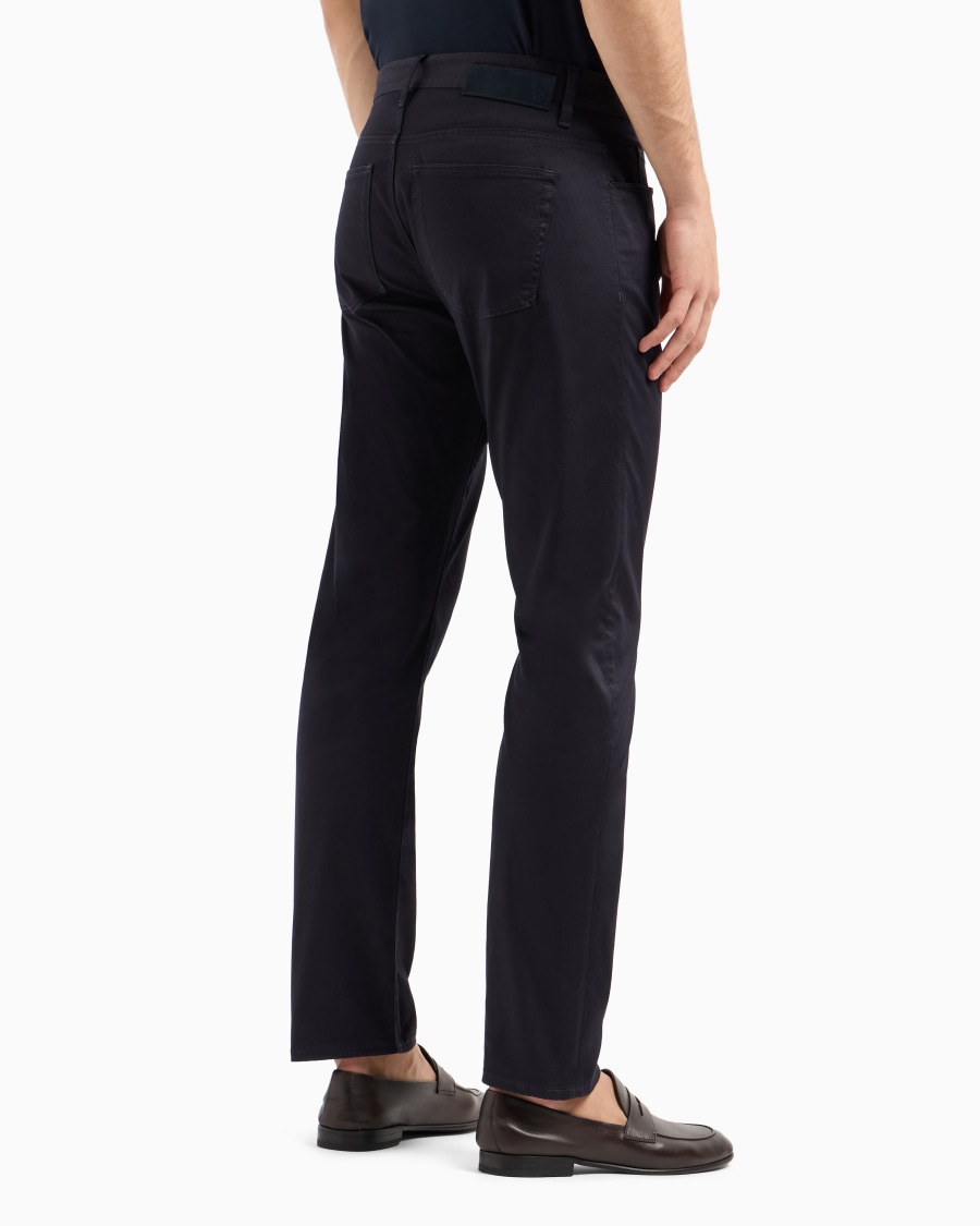 The world of armani PANTALONE 5 TASCHE REGULAR FIT IN COTONE STRETCH Italia