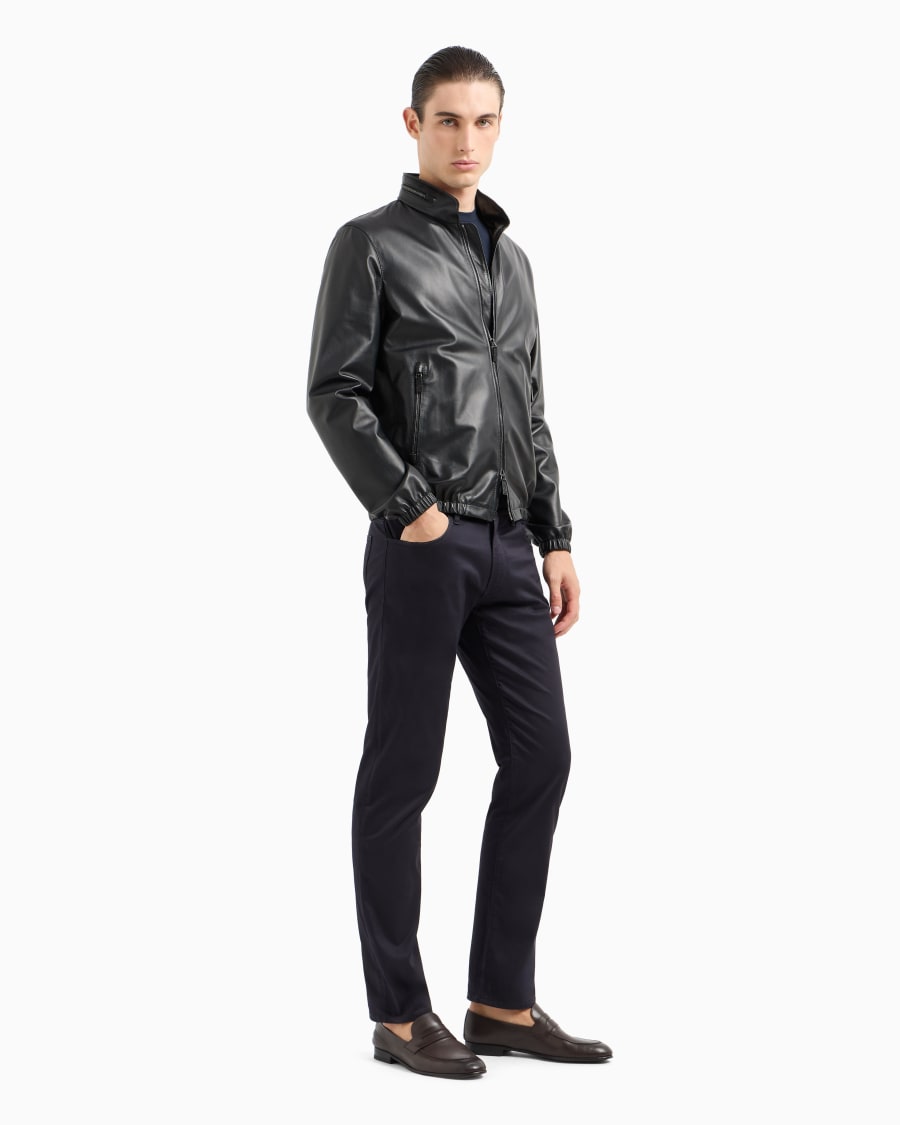 The world of armani PANTALONE 5 TASCHE REGULAR FIT IN COTONE STRETCH Italia