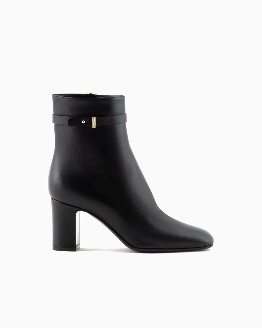 The world of armani STIVALETTI CON TACCO IN NAPPA