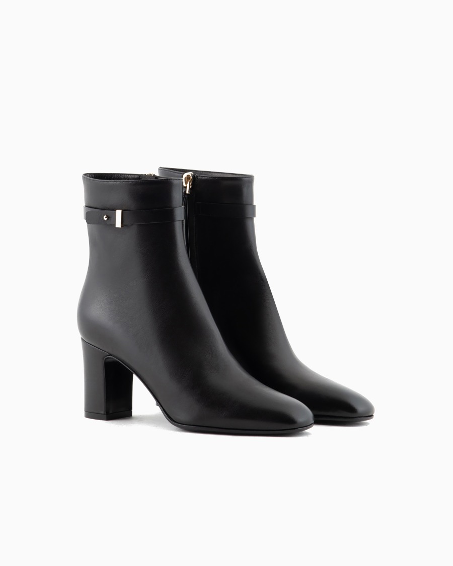 The world of armani STIVALETTI CON TACCO IN NAPPA Spedizione Gratuita