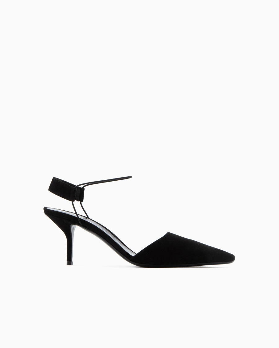 The world of armani SLINGBACK IN CAMOSCIO