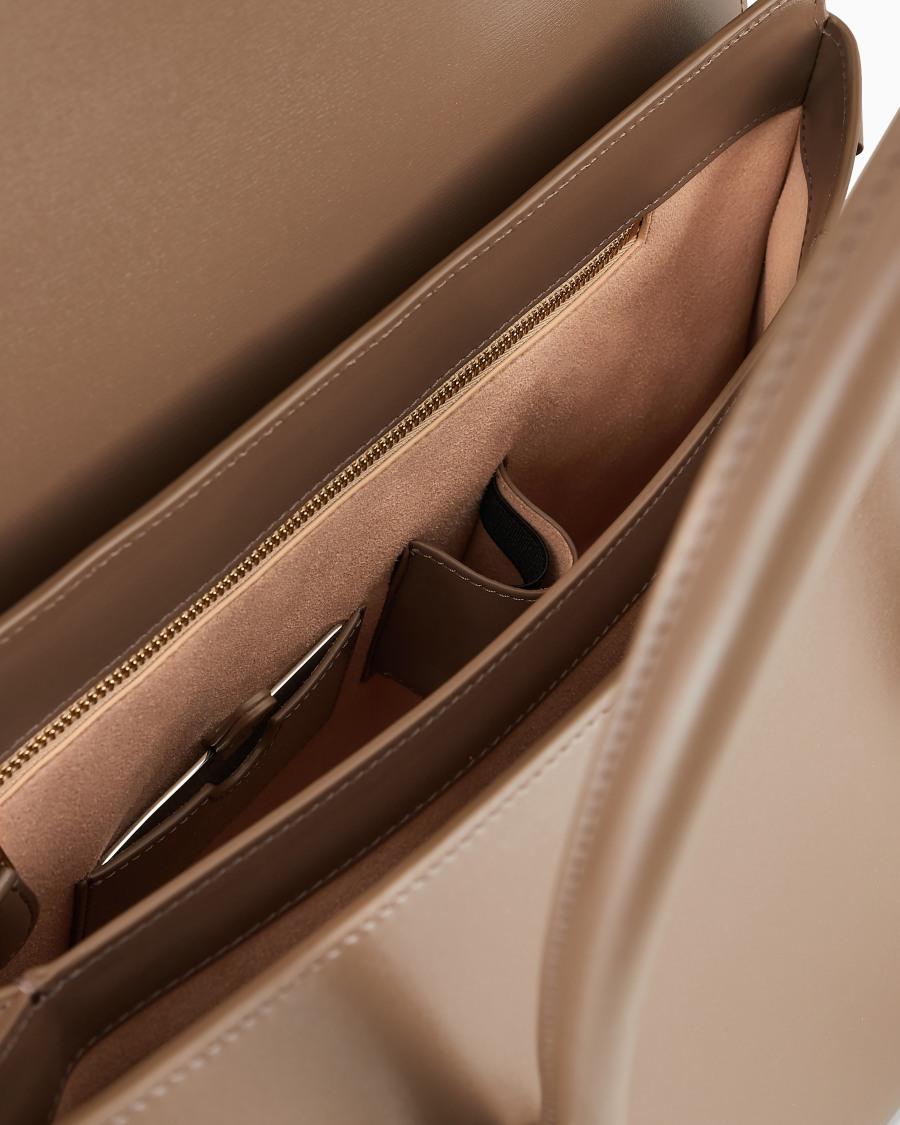 The world of armani BAULETTO GRANDE LA PRIMA IN PELLE PALMELLATA Outlet
