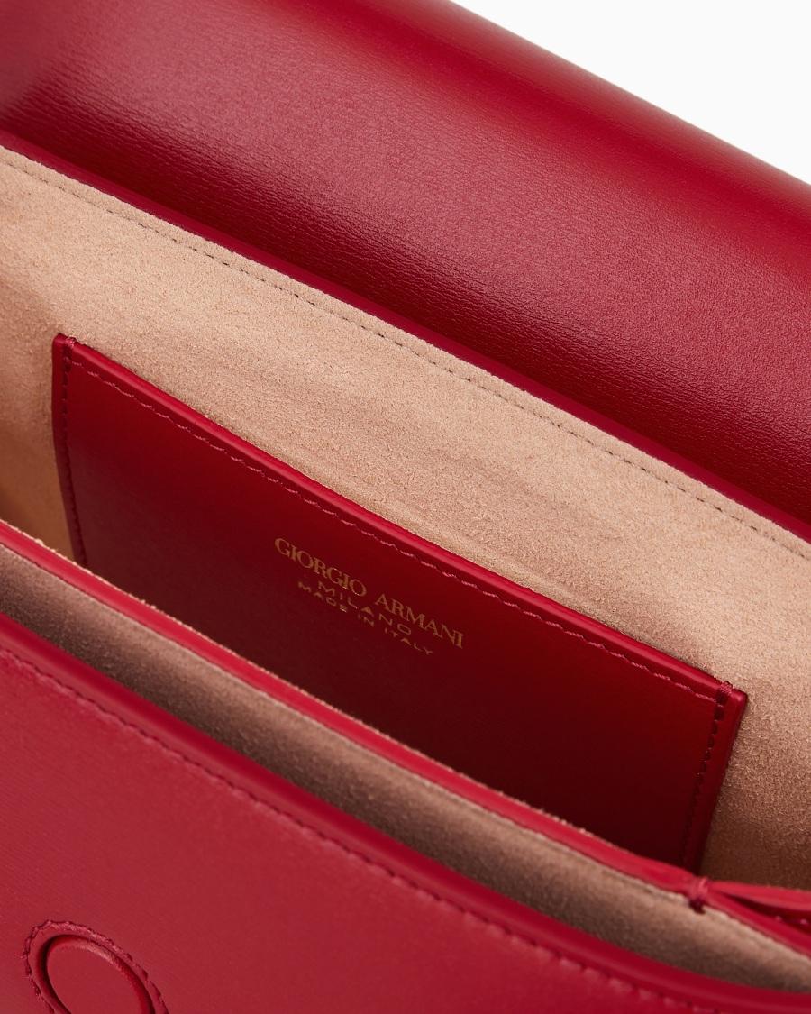 The world of armani BORSA PICCOLA LA PRIMA IN PELLE PALMELLATA CON TRACOLLA Vendita Economica