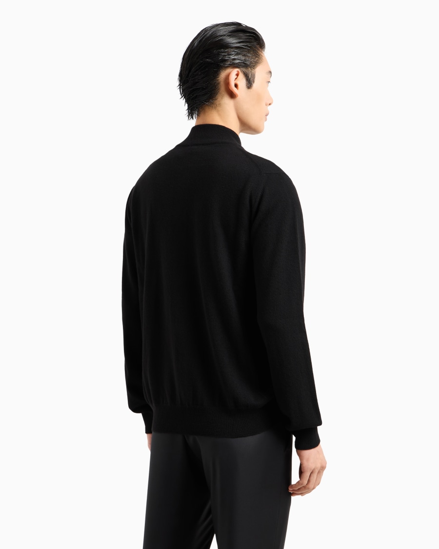 The world of armani CARDIGAN CON ZIP IN CASHMERE 2025