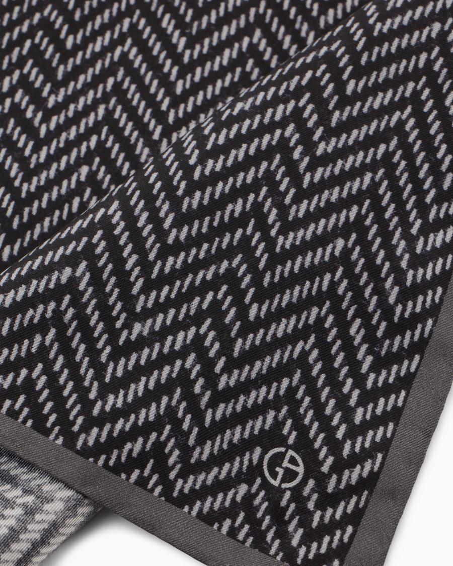 The world of armani POCHETTE DA TASCHINO IN SETA STAMPATA ASV Soddisfazione Garantita