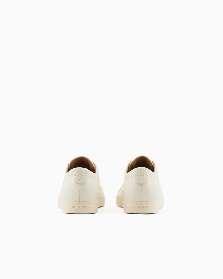The world of armani SNEAKERS IN NAPPA Consegna Veloce