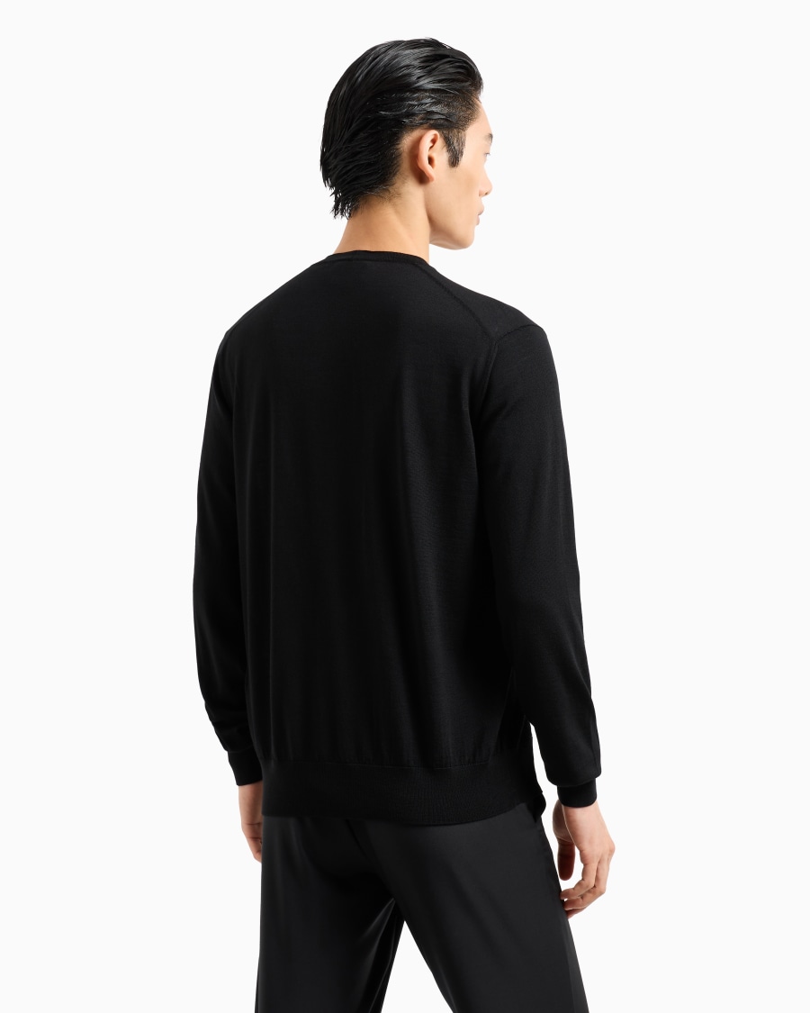 The world of armani CARDIGAN CON BOTTONI IN LANA VERGINE Promozione Limitata