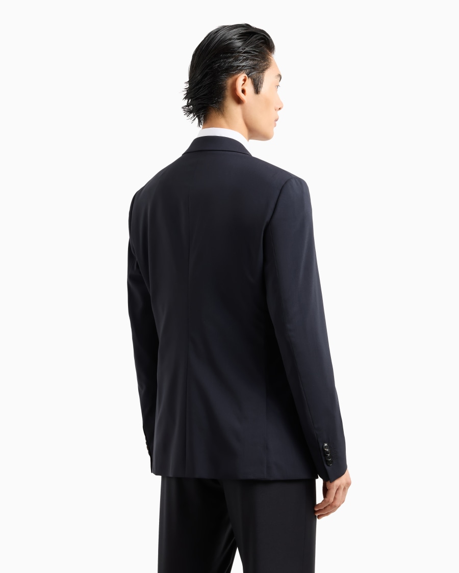 The world of armani GIACCA MONOPETTO SOHO IN LANA VERGINE Prezzo Ridotto