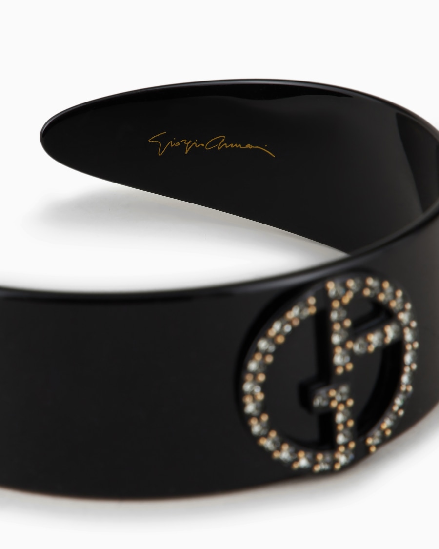 The world of armani CERCHIETTO CON LOGO CRISTALLI I Più Venduti