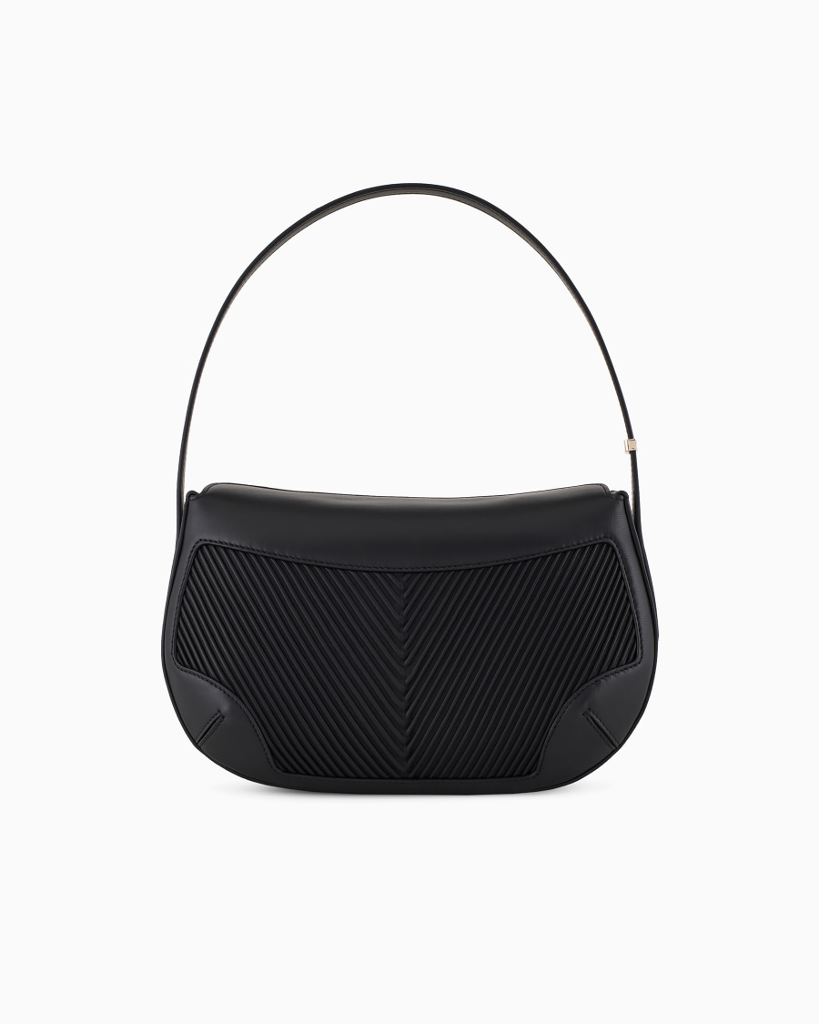 The world of armani BORSA A MANO LA PRIMA IN NAPPA PLISSÉ Negozio