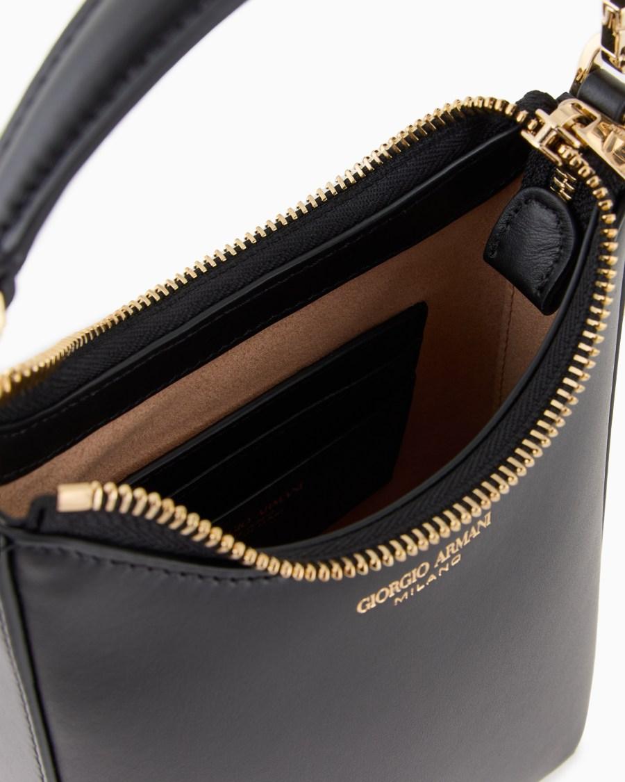The world of armani HOBO BAG PICCOLA LA PRIMA IN PELLE Italia