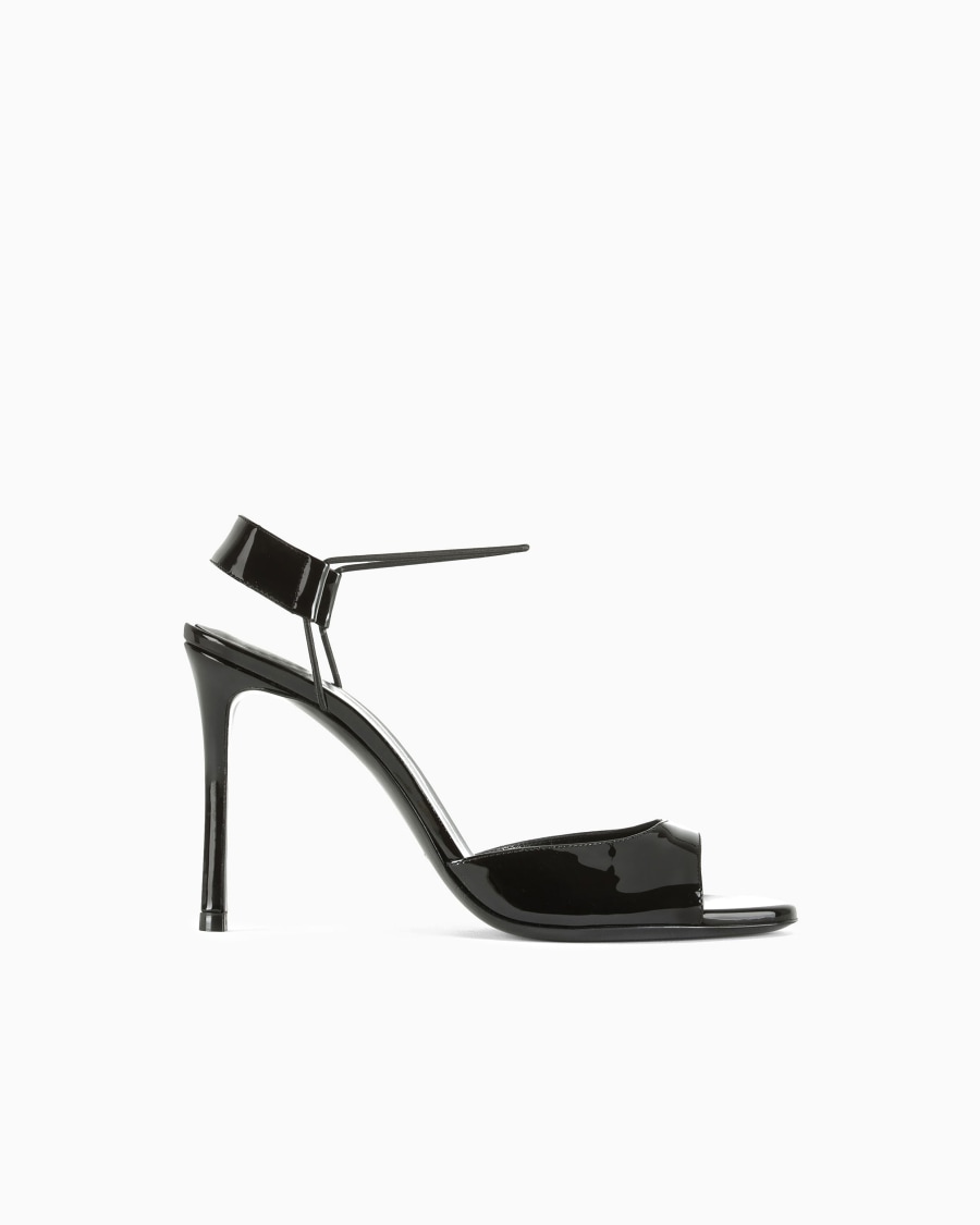 The world of armani SANDALI CON TACCO IN VERNICE