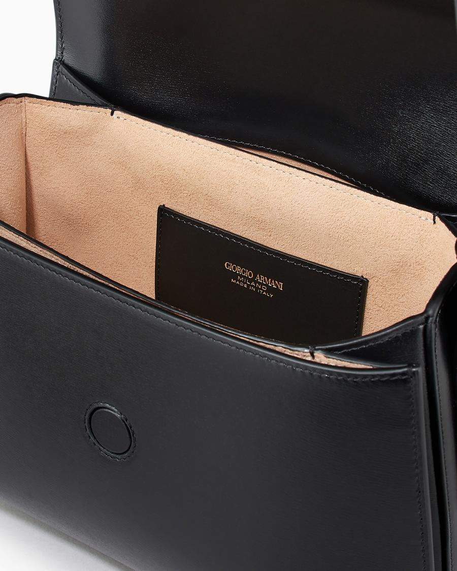 The world of armani BORSA MEDIA LA PRIMA IN PELLE PALMELLATA Fino Al -60%