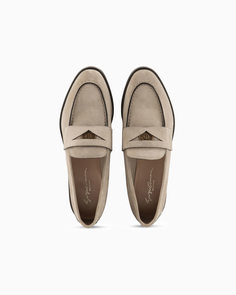 The world of armani MOCASSINI IN SUEDE Presa