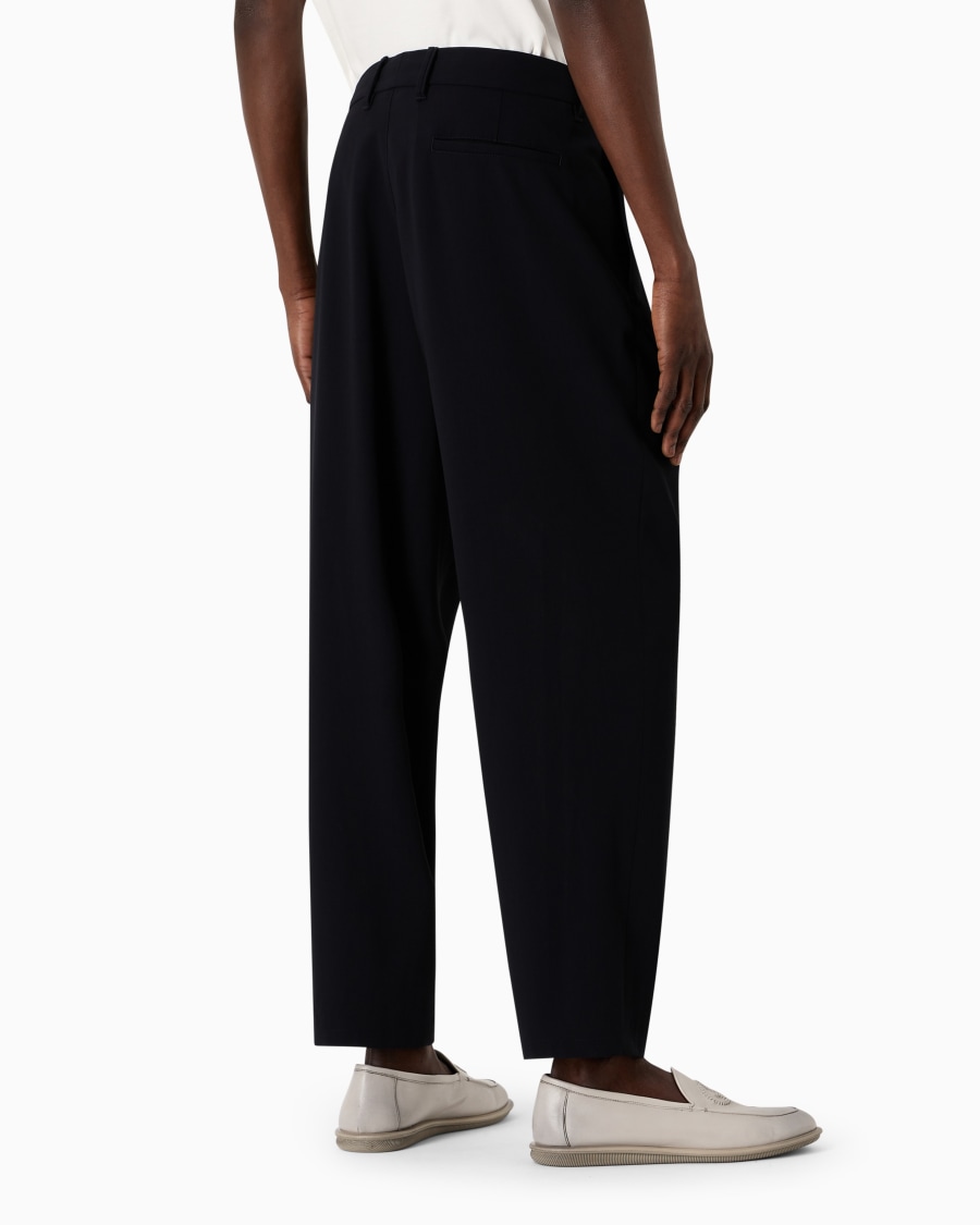 The world of armani PANTALONI A UNA PINCE IN LANA VERGINE Online