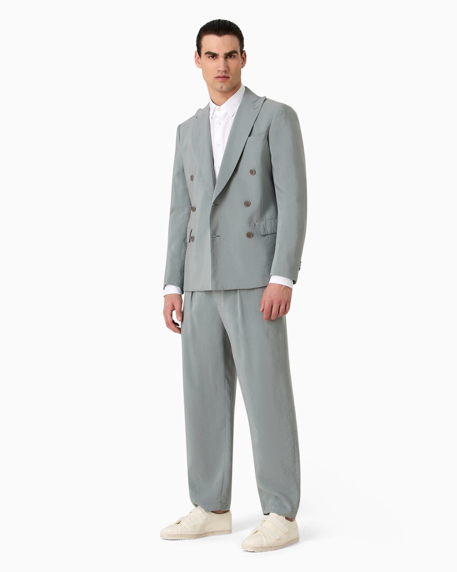 The world of armani CAMICIA REGULAR FIT IN LINO Offerte