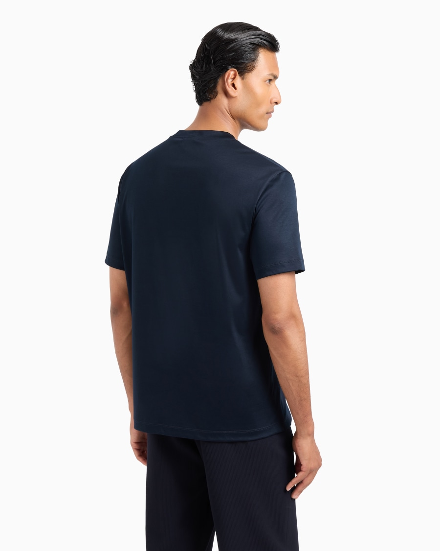 The world of armani T-SHIRT GIROCOLLO IN INTERLOCK DI COTONE I Più Venduti