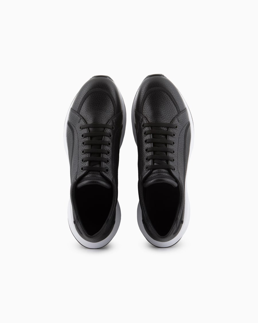 The world of armani SNEAKERS IN CERVO E PELLE Italy