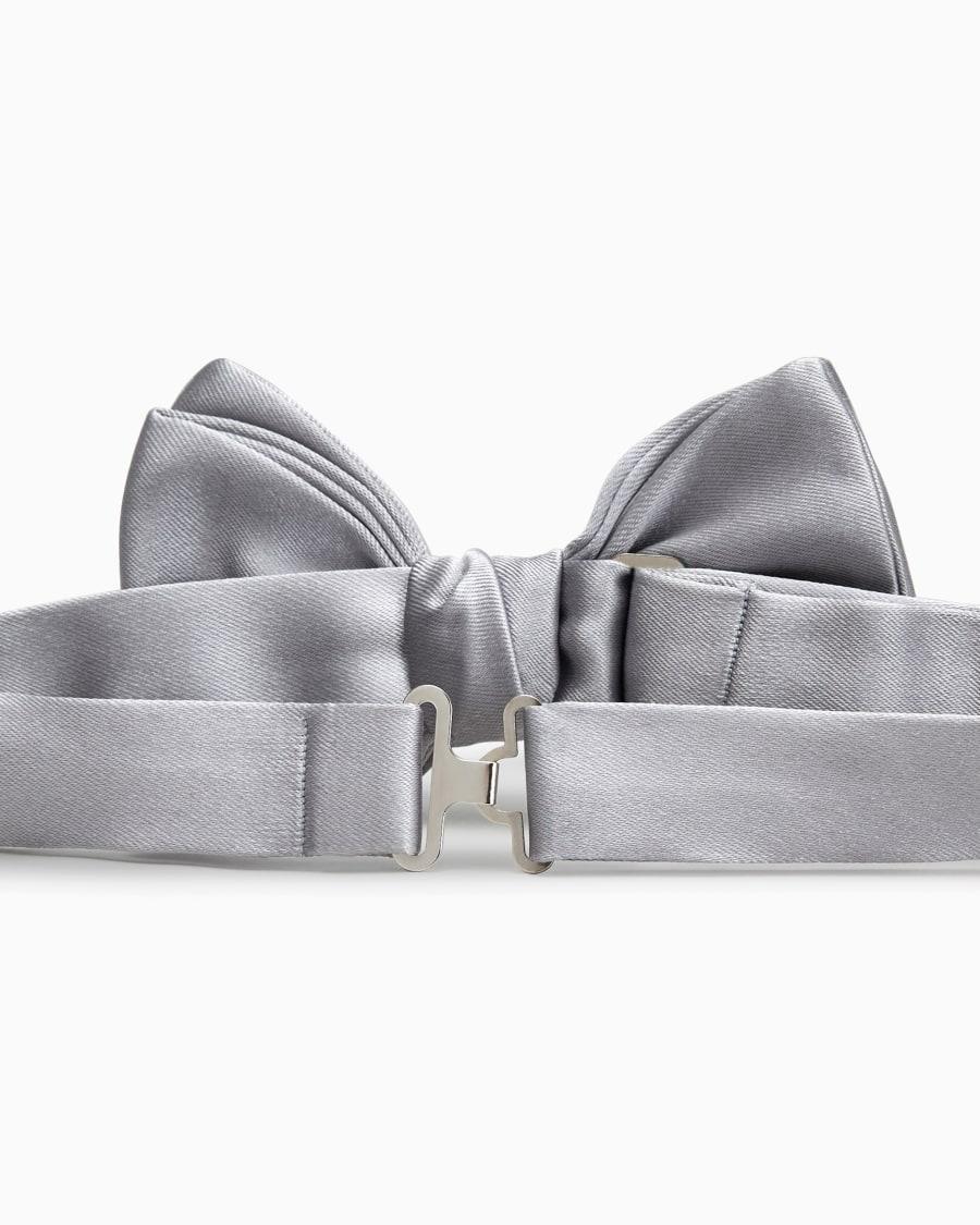 The world of armani PAPILLON ANNODATO IN PURA SETA Nuovo