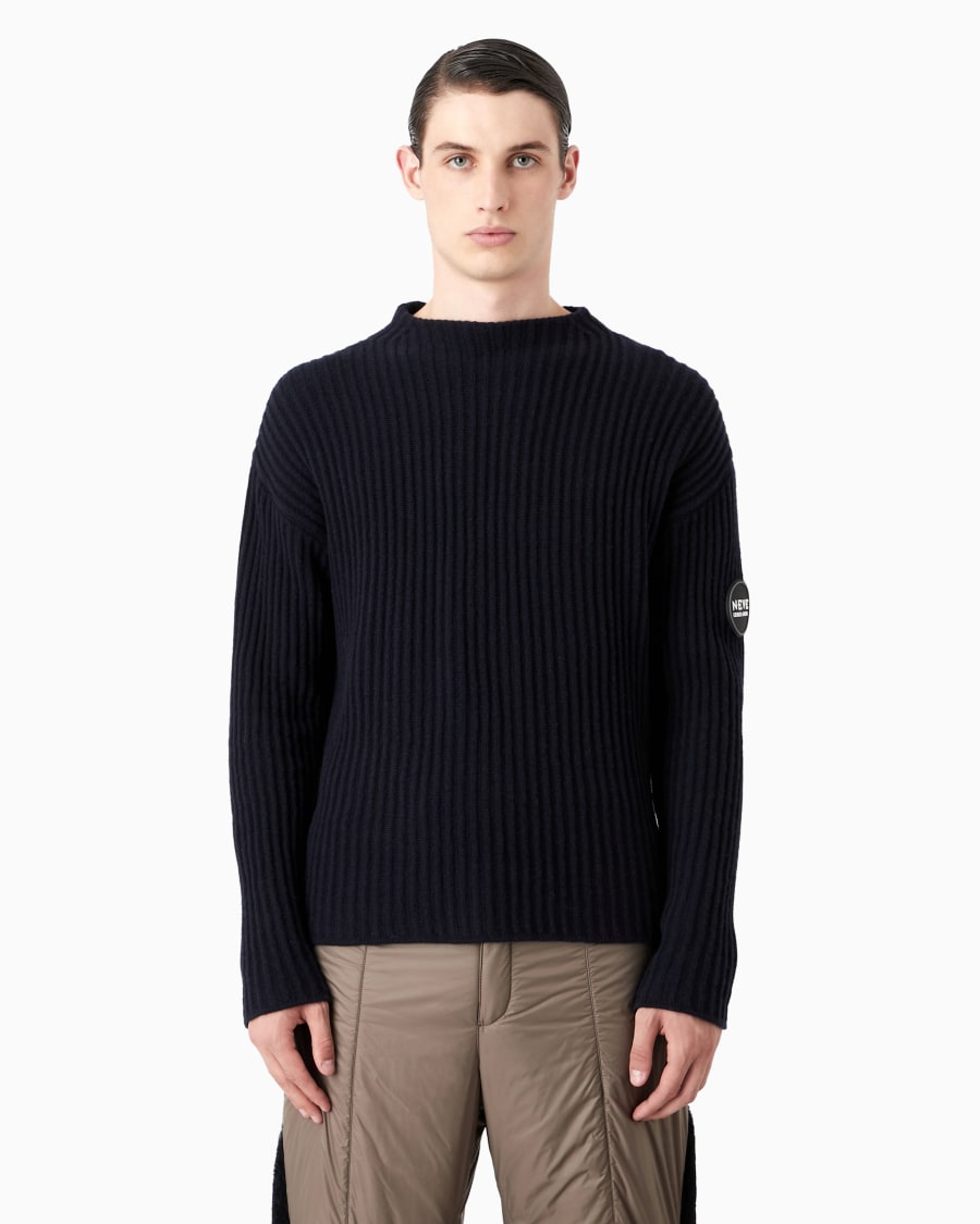 The world of armani GIORGIO ARMANI NEVE MAGLIA IN LANA E CASHMERE Sconti VIP