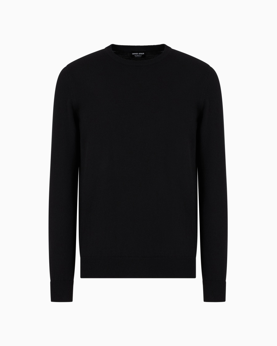 The world of armani MAGLIA GIROCOLLO IN CASHMERE