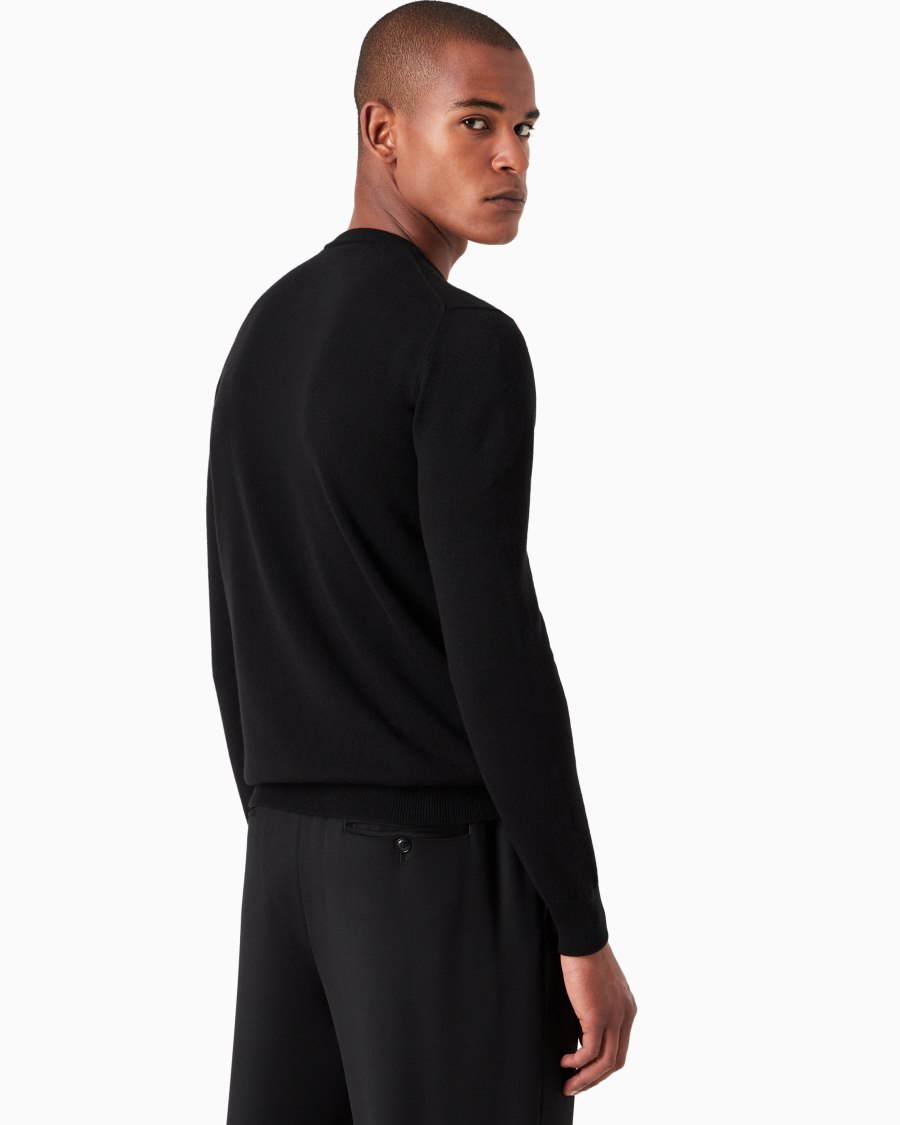 The world of armani MAGLIA GIROCOLLO IN CASHMERE Promozione
