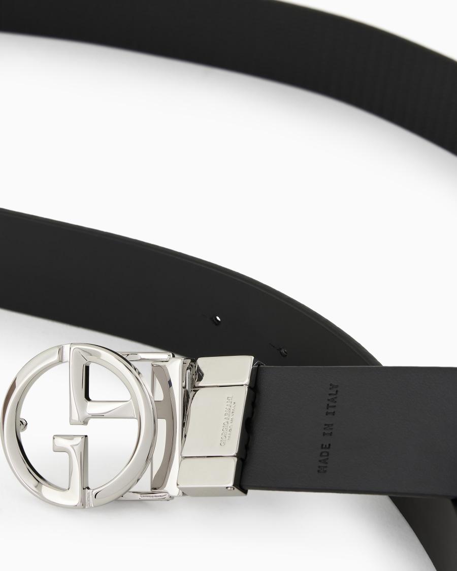 The world of armani CINTURA CON LOGO IN PELLE STAMPATA Acquista Ora
