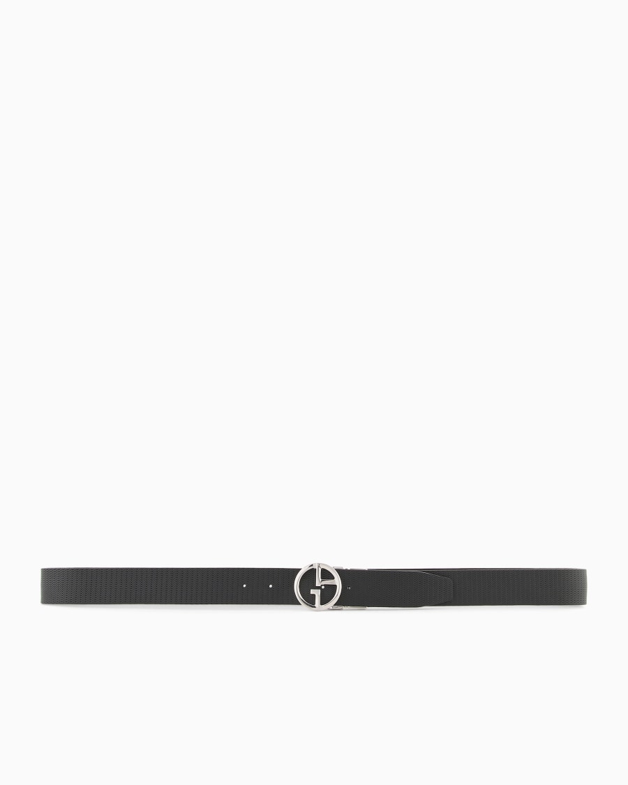 The world of armani CINTURA CON LOGO IN PELLE STAMPATA Acquista Ora