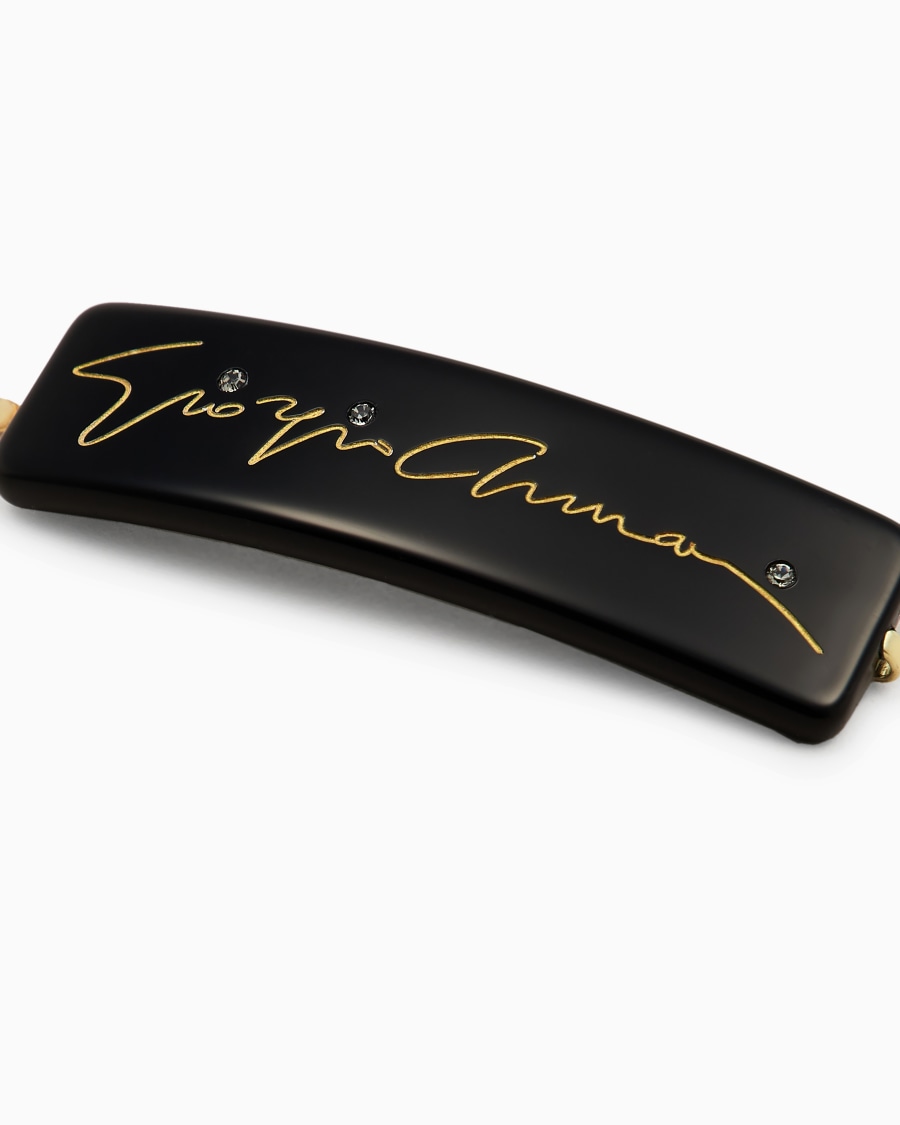 The world of armani FERMAGLIO CON LOGO SIGNATURE Economico