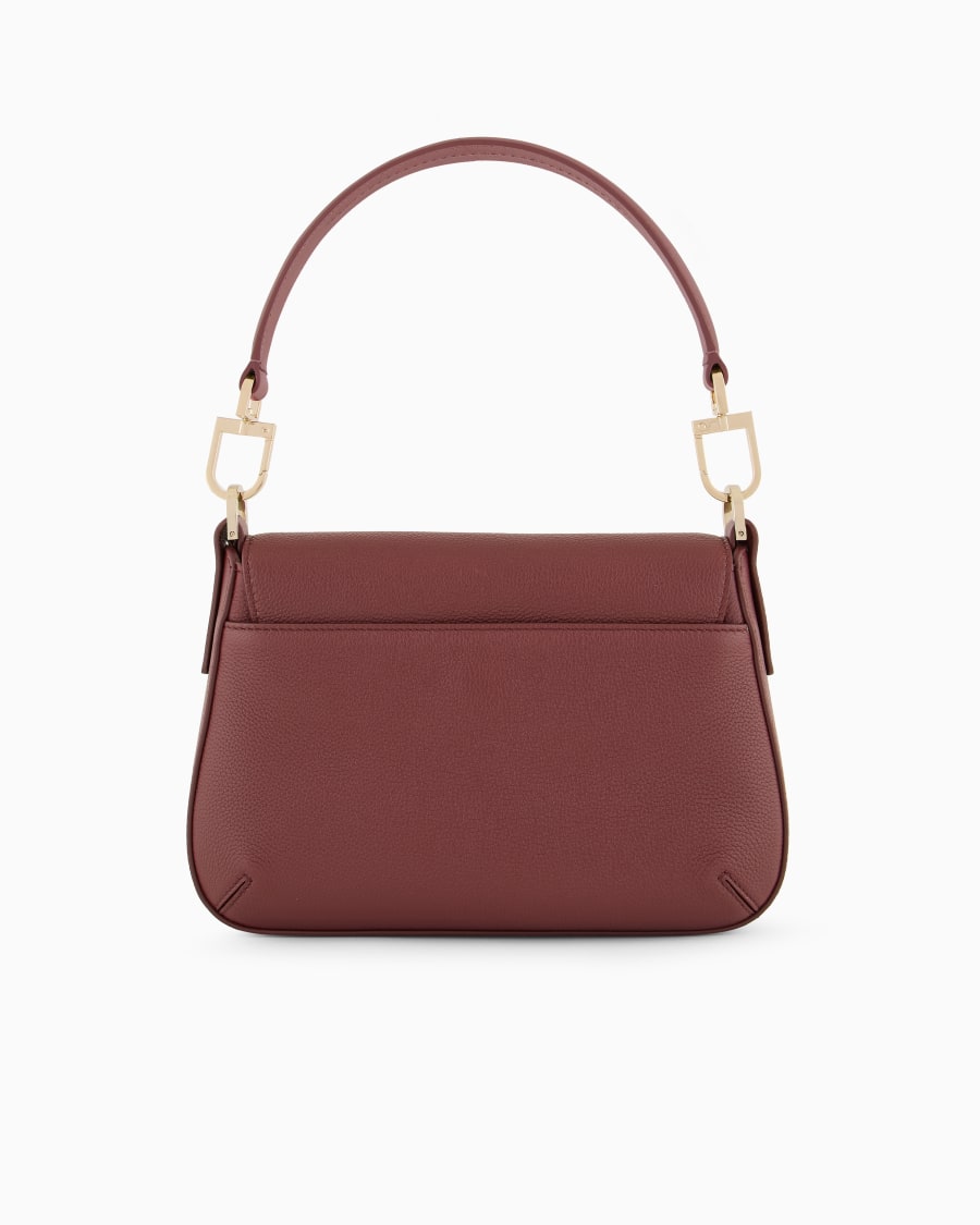 The world of armani BORSA A MANO PICCOLA LA PRIMA SOFT IN PELLE GRANATA ASV Saldi