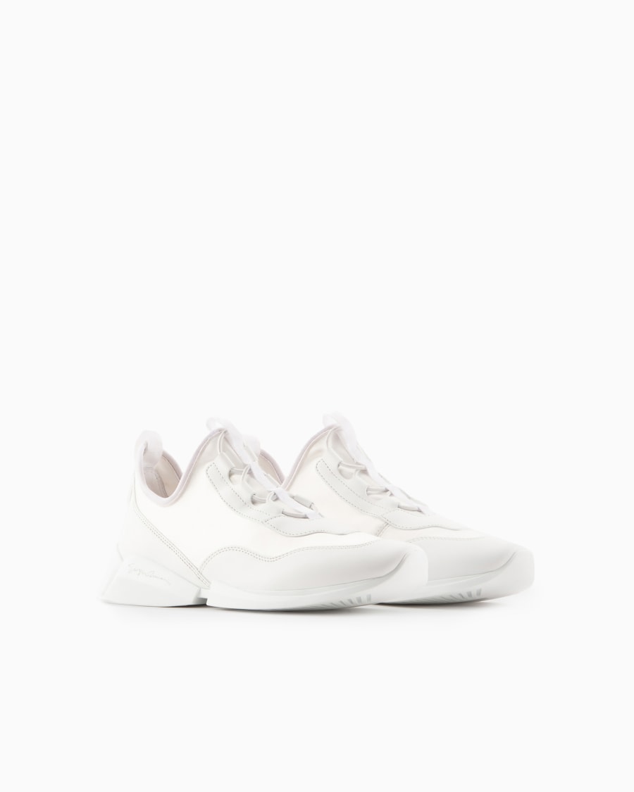 The world of armani SNEAKERS IN TESSUTO TECNICO E PELLE 2025