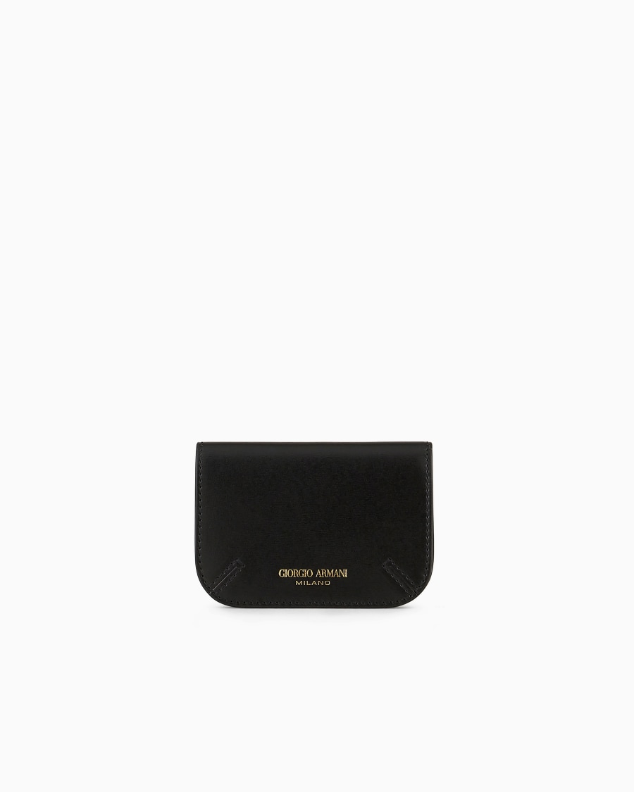 The world of armani PORTACARTE LA PRIMA IN PELLE PALMELLATA