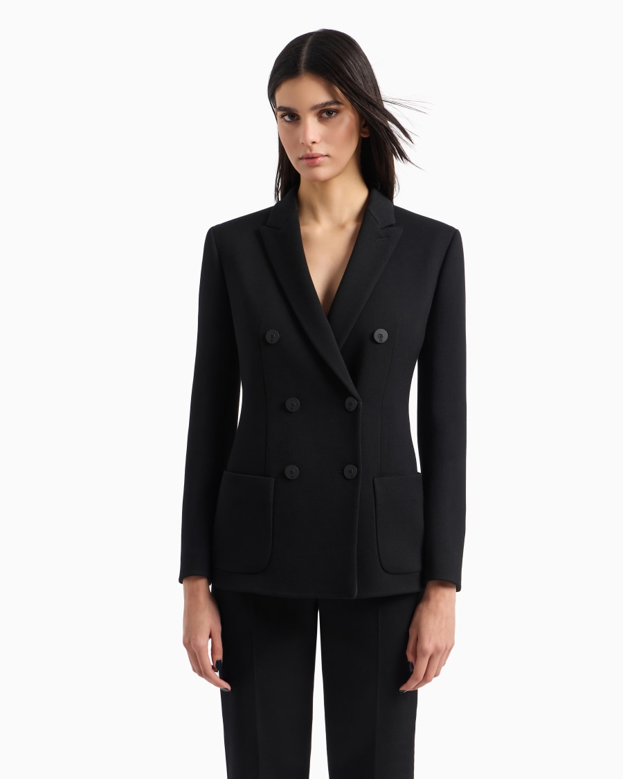 The world of armani GIACCA DOPPIOPETTO IN LANA DOUBLE STRETCH Promozione