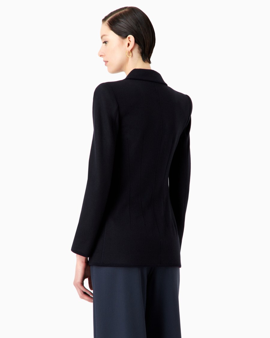The world of armani GIACCA IN JERSEY DI PURO CASHMERE Spedizione Gratuita