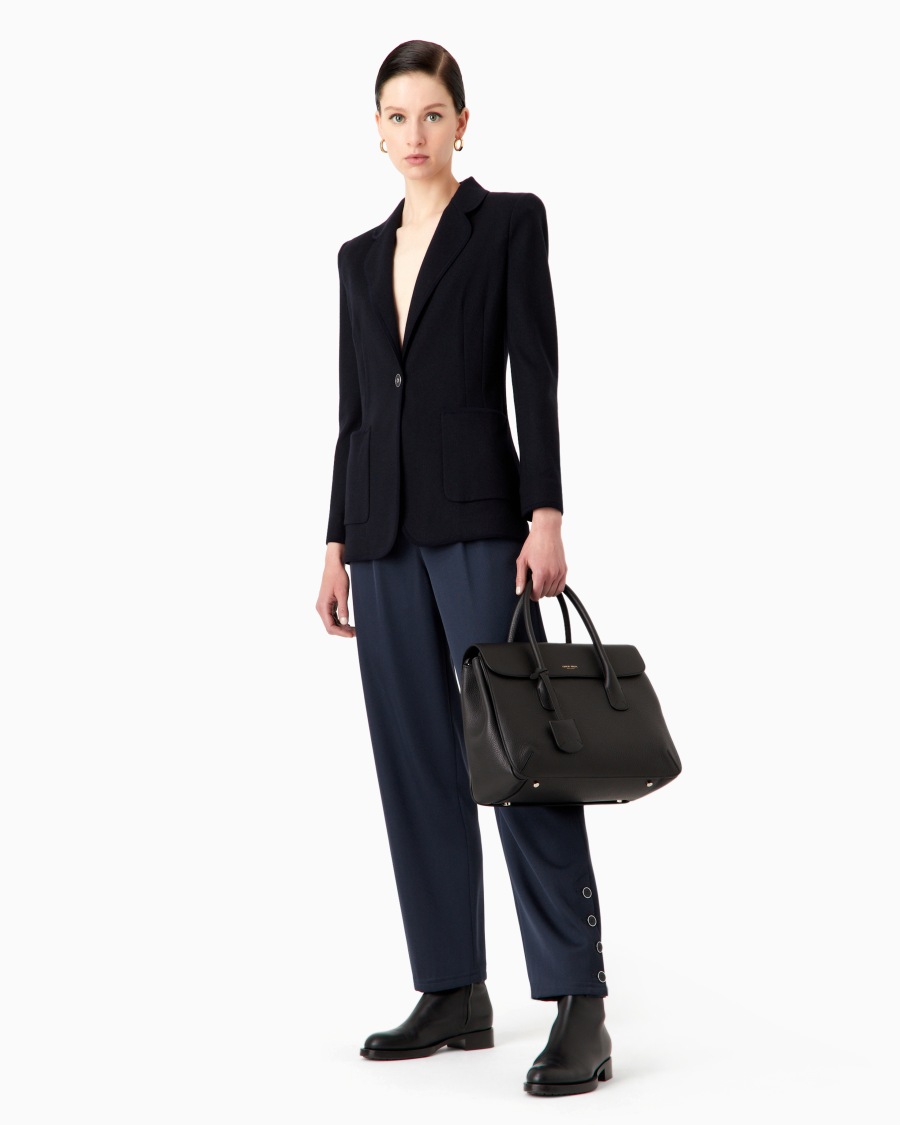 The world of armani GIACCA IN JERSEY DI PURO CASHMERE Spedizione Gratuita